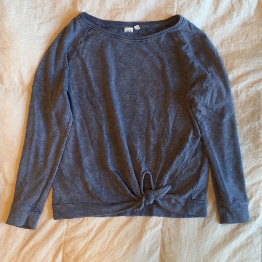 GAP knotted pullover sweatshirt